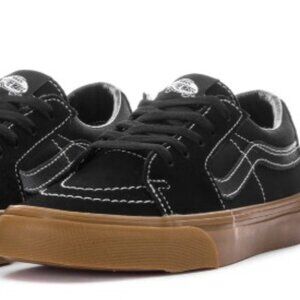 Vans, Sk8-Low, Youth, Black/Gum - size 1